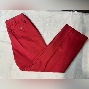 NEW w/ TAGS- Ralph Lauren Men's Chinos Red- Similiar to Nantucket Reds - 35/ 30